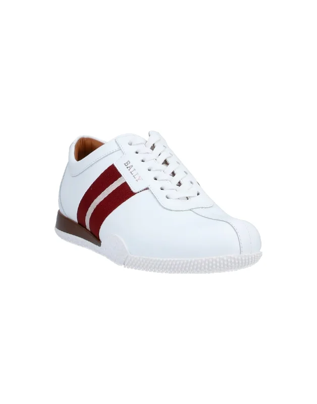 Waterproof Loafers Bally Frenz Men's 6230488 White Leather Sneakers