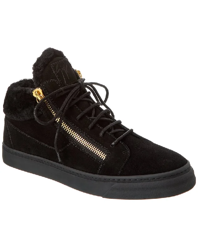 Affordable Running Shoes Giuseppe Zanotti Aug/Liv Suede Sneaker