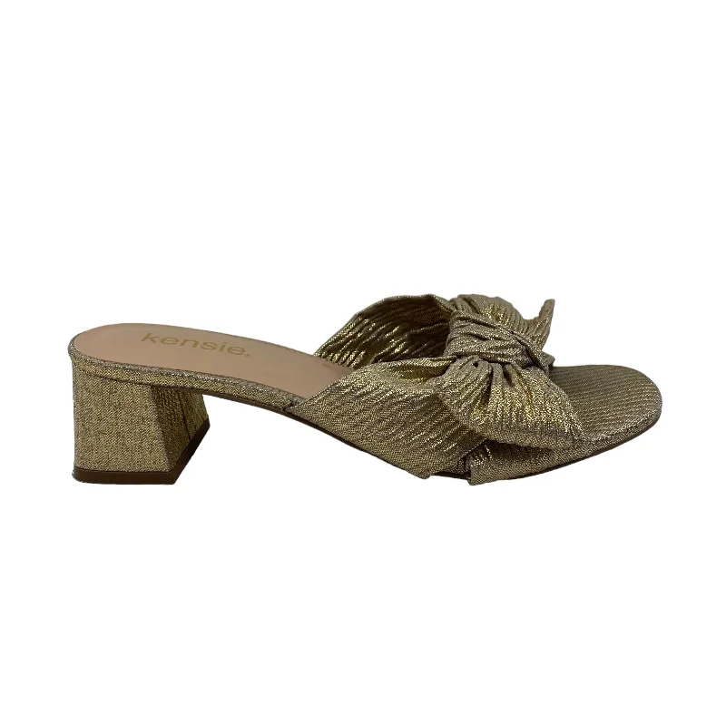 Best Winter Sneakers Tan Sandals Heels Block Kensie, Size 7