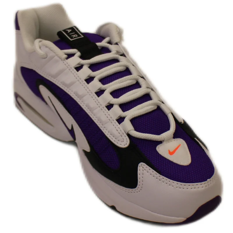 High Quality Sneakers WHITE VOLTAGE PURPLE NIKE NIKE AIR MAX TRIAX 96 SNEAKER