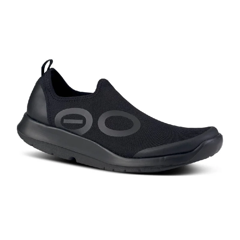 Fashionable Summer Shoes Oofos Men's OOmg Sport Low - Black