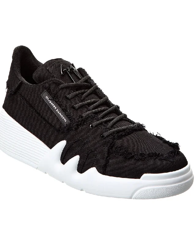 Comfortable Formal Footwear Giuseppe Zanotti Talon Canvas Sneaker