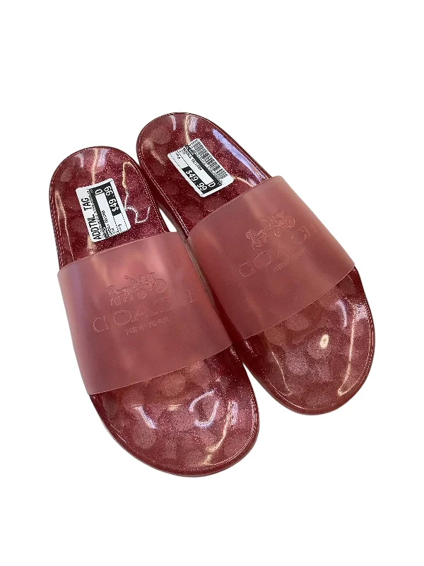 Comfortable Snow Sneakers Sandals Designer By Coach  Size: 9