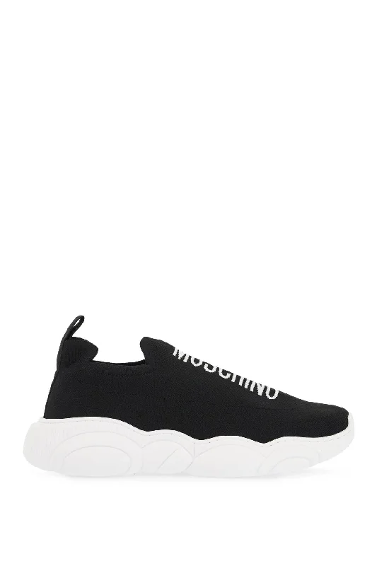 Sporty Casual Shoes Moschino Men's Teddy Sole Sneaker Socks