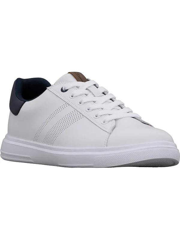 Fashionable Moccasins Hardie Trainer Mens Faux Leather Lace-Up Casual And Fashion Sneakers