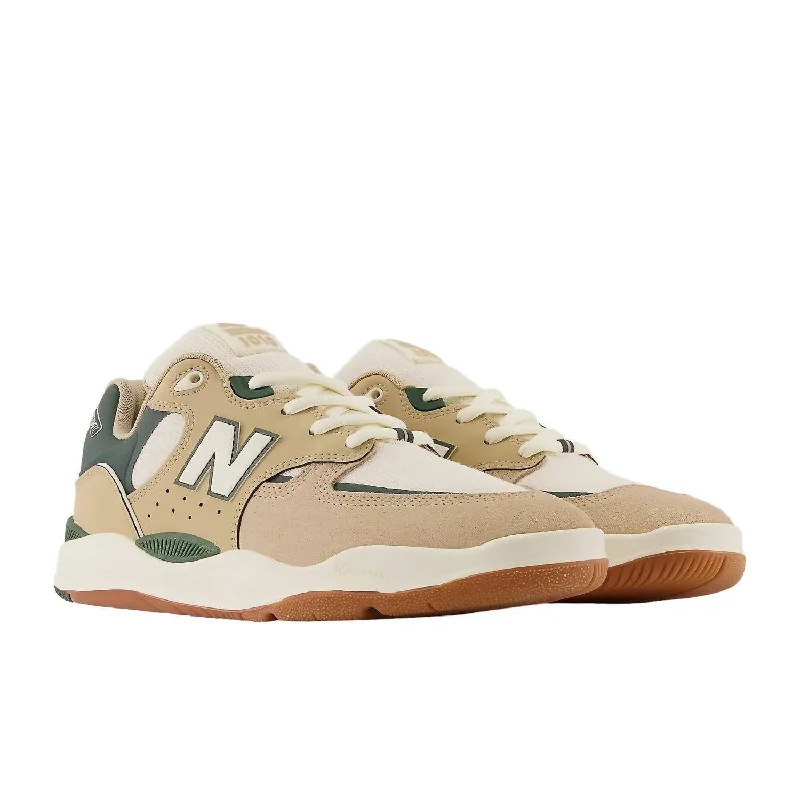 Elegant Wedding Shoes Mens' Numeric Tiago Lemos Sneakers In Brown Green
