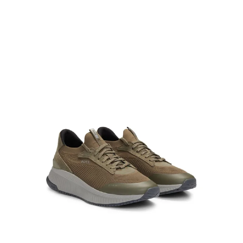 Stylish High Heels TTNM EVO trainers with knitted uppers