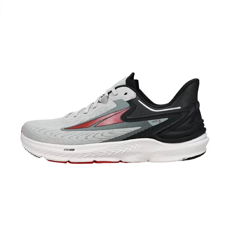 Chic High Heels Collection Men's Torin 6 Running Shoes - Medium Width In Gray/red