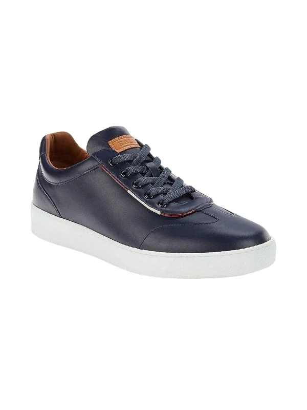 Outdoor Sneakers Collection Bally Baxley Men's 6233865 Blue Leather Sneakers
