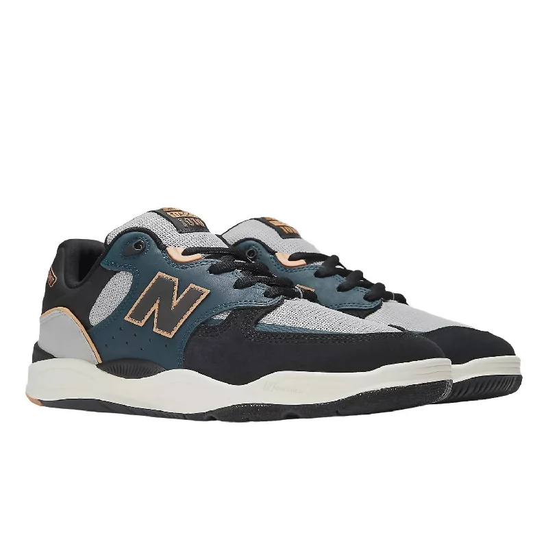 Comfortable Work Sneakers Men's Numeric Tiago Lemos Sneakers In Green Teal Black