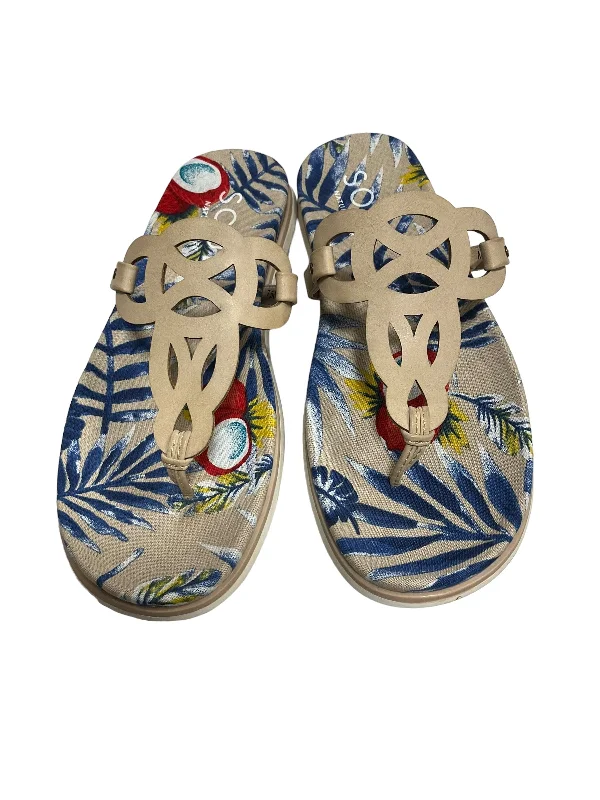 Best Winter Sneakers Beige Sandals Flip Flops Naturalizer, Size 7.5