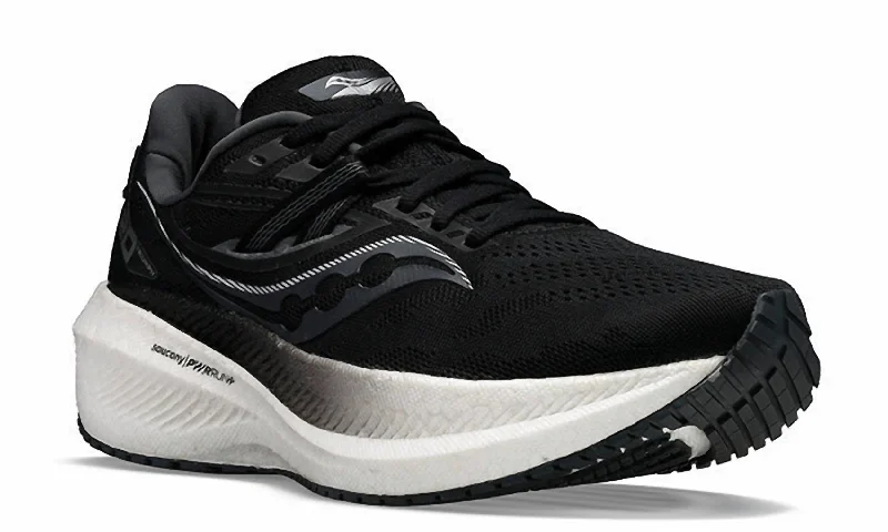 Comfortable Snow Boots Men's Triumph 20 Wide In Black/white