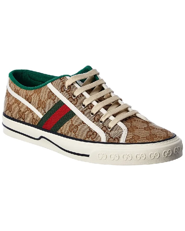 Waterproof Hiking Boots Gucci Tennis 1977 GG Canvas Sneaker
