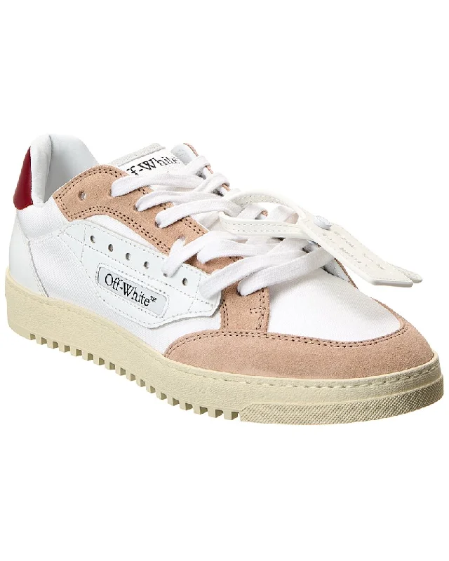 Comfortable Slippers Online Off-White 5.0 Canvas & Suede Sneaker
