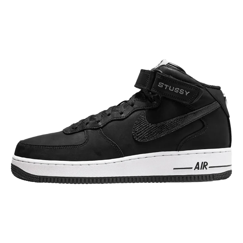 Stylish Running Footwear Nike Air Force 1 '07 Mid SP Black/Black-Black DJ7840-001 Men's Stylish Running Footwear Nike Air Force 1 '07 Mid SP Black/Black-Black DJ7840-001 Men's