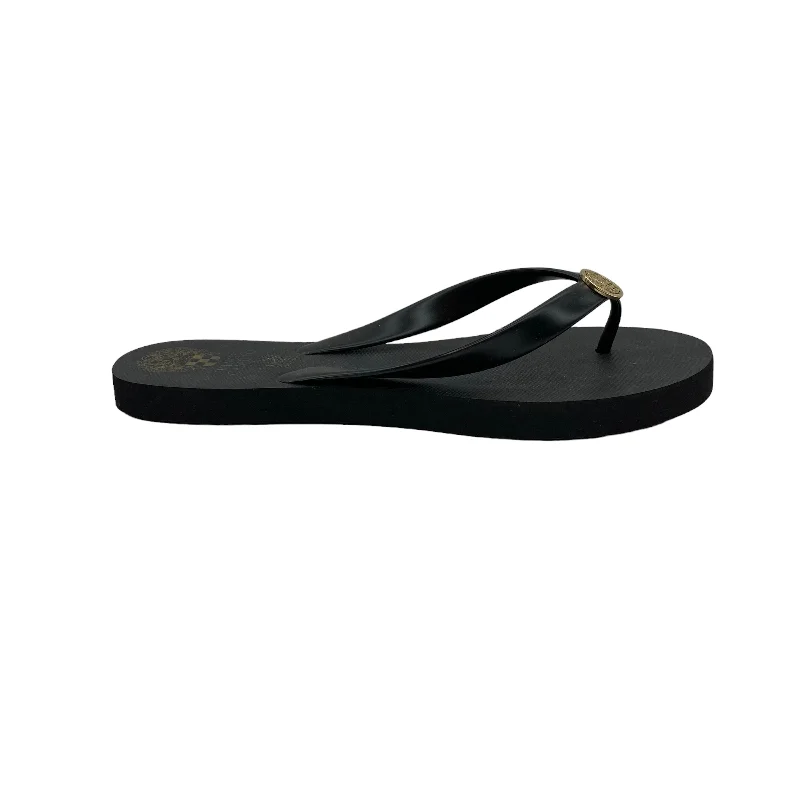 High Quality Sneakers BLACK SANDALS FLIP FLOPS by VINCE CAMUTO Size:8