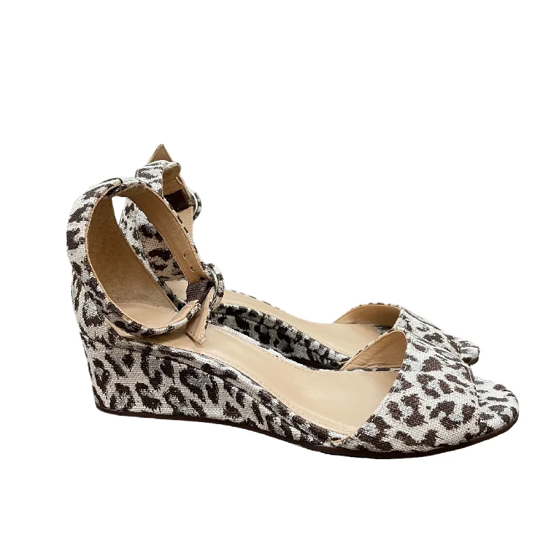 Comfortable Work Sneakers Animal Print Sandals Heels Wedge By J. Crew, Size: 7