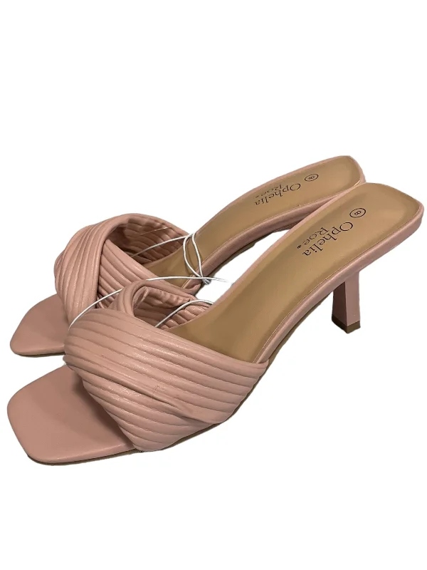 Stylish Work Sneakers Sandals Heels Block By Ophelia Roe  Size: 8