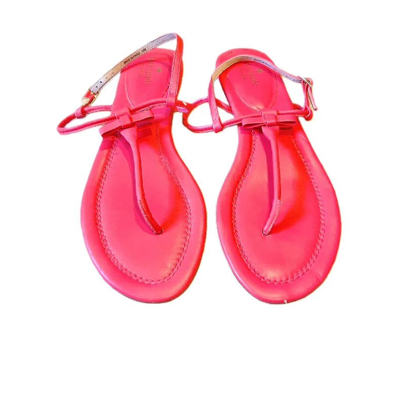 Lightweight Snow Boots Pink Sandals Designer By Kate Spade, Size: 10
