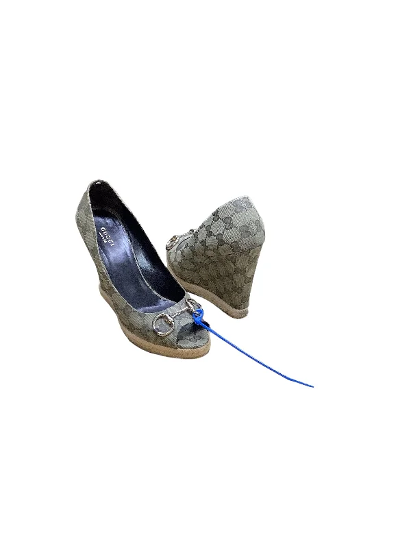 Eco-Friendly Sneakers Sandals Luxury Designer By Gucci  Size: 9.5
