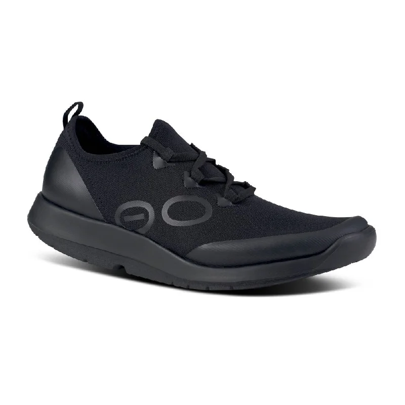 Designer Boots Collection Oofos Men's OOmg Sport LS Low - Black