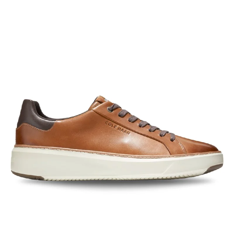 Comfortable Snow Sneakers Cole Haan Men's GrandPro Topspin C34229 - British Tan
