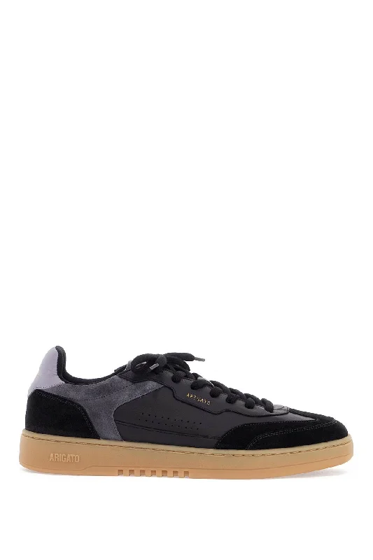 Trendy Loafers For Sale Axel Arigato Black Low Sneakers In Eco-Friendly Leather And Suede With Beige Sole Trendy Loafers For Sale Axel Arigato Black Low Sneakers In Eco-Friendly Leather And Suede With Beige Sole