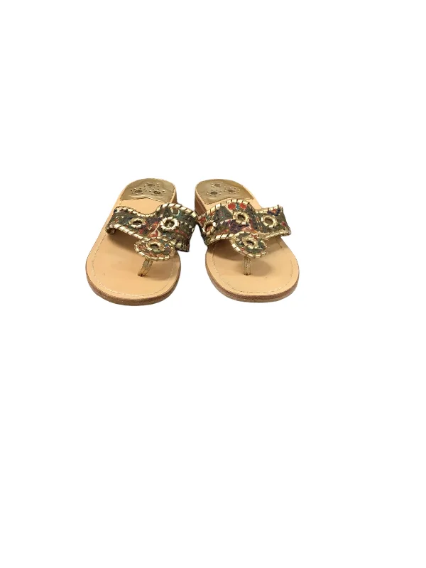 Affordable Hiking Shoes Sandals Flip Flops By Jack Rogers In Multi-colored, Size: 7
