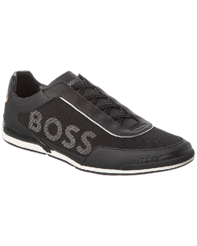 Fashionable Hiking Shoes Hugo Boss Saturn Canvas Sneaker