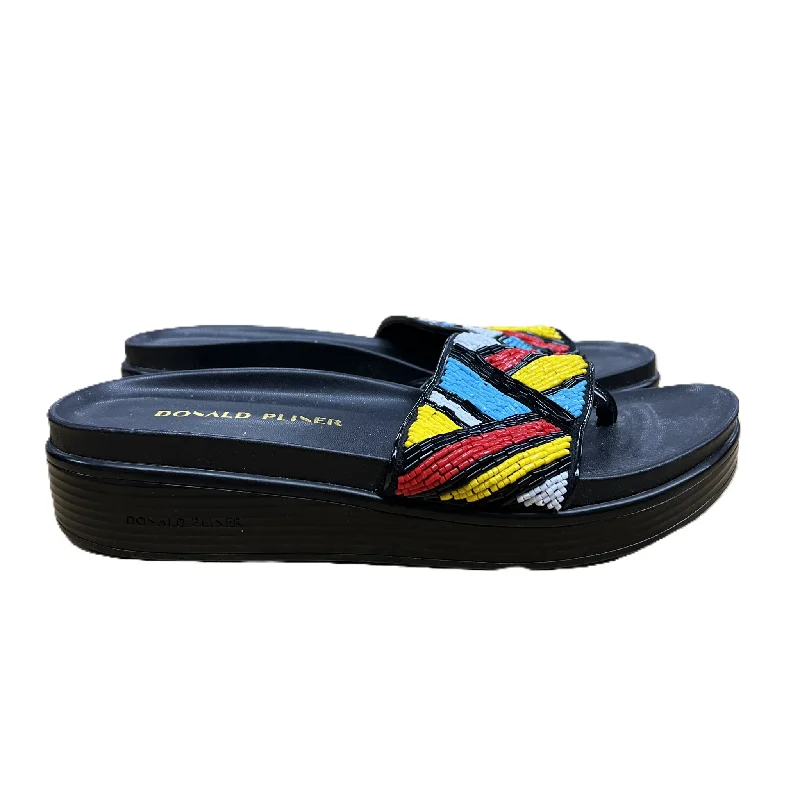 Comfortable Platform Shoes Sandals Heels Wedge By Donald Pliner  Size: 8