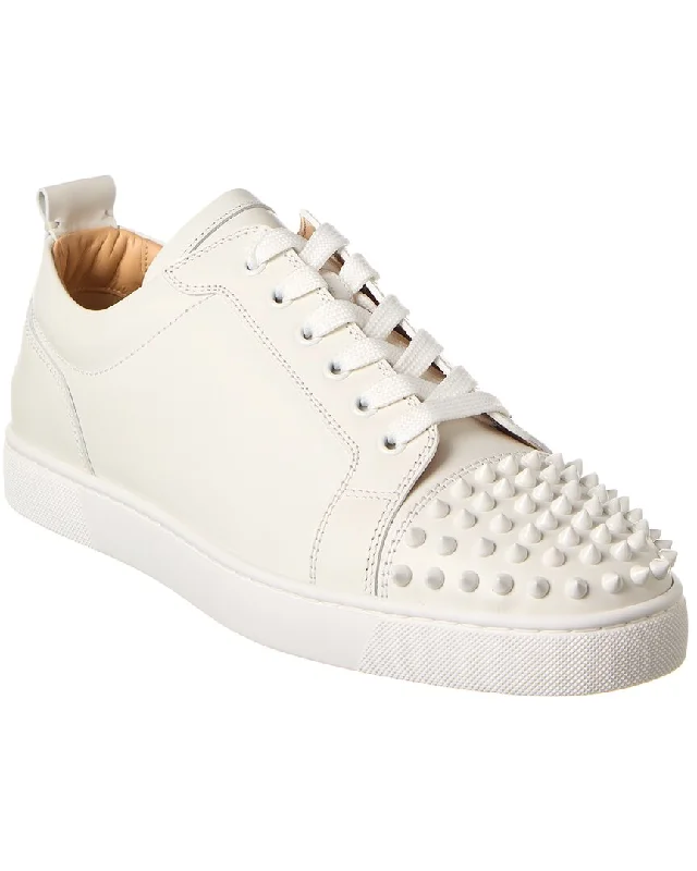 Comfortable Snow Sneakers Christian Louboutin Louis Junior Spikes Leather Sneaker
