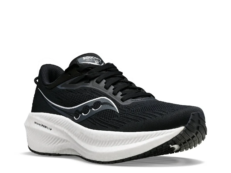 Comfortable Slippers Online Men's Triumph 21 Wide In Black/white