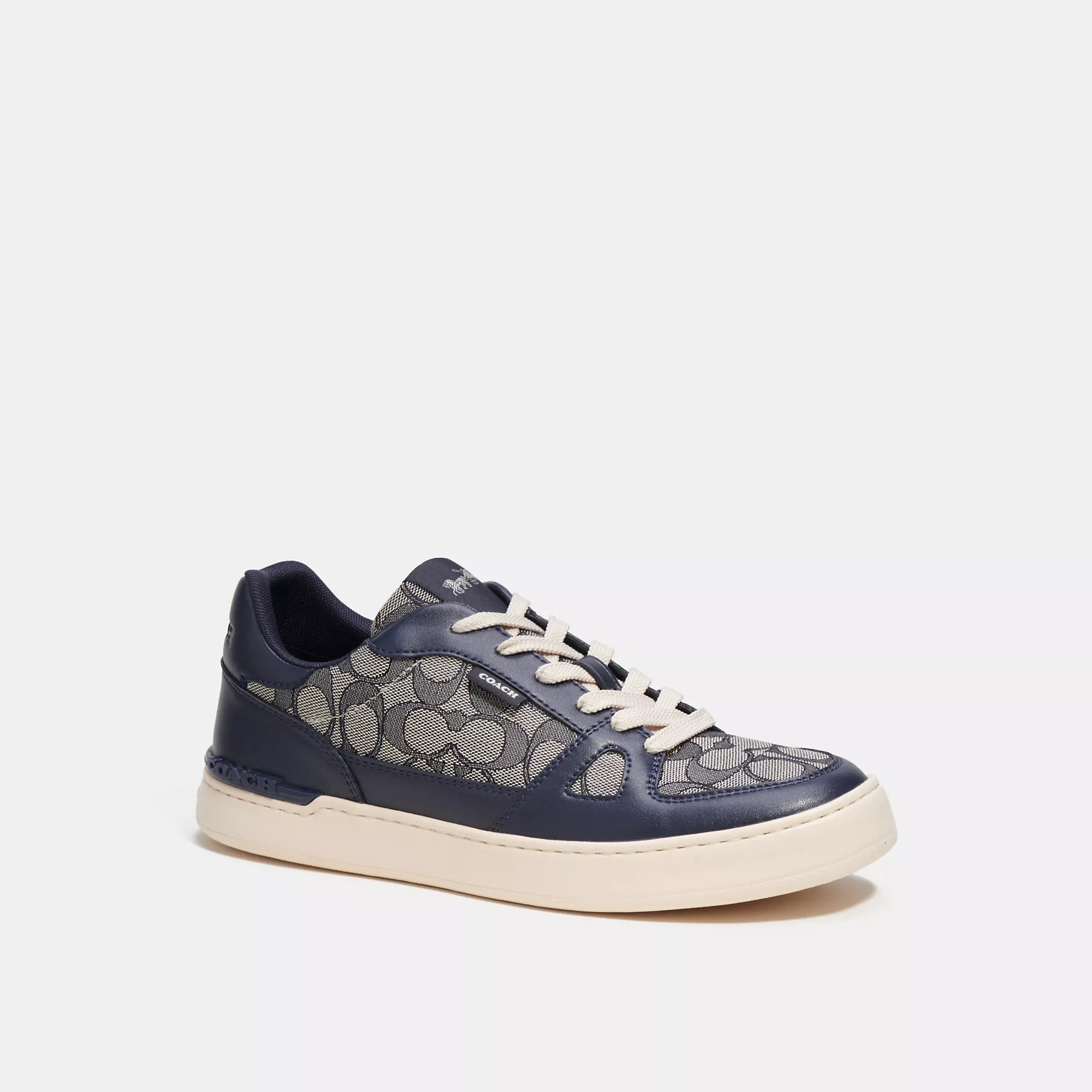 Durable Sports Sneakers Coach Outlet Clip Court Sneaker In Signature Jacquard
