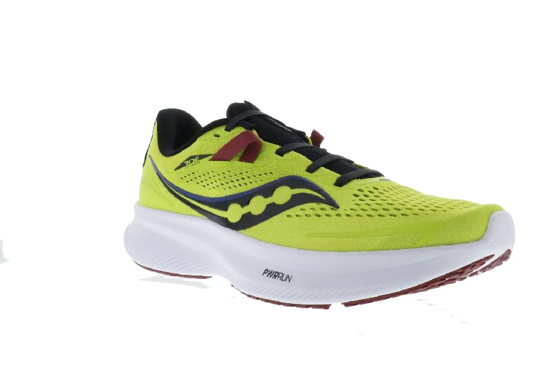 Best Running Footwear Men's Ride 15 In Acid Lime/spice