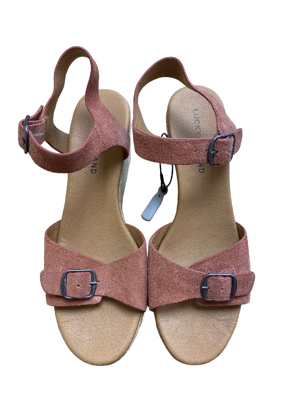 Fashionable Loafers For Sale Sandals Heels Wedge By Lucky Brand  Size: 10