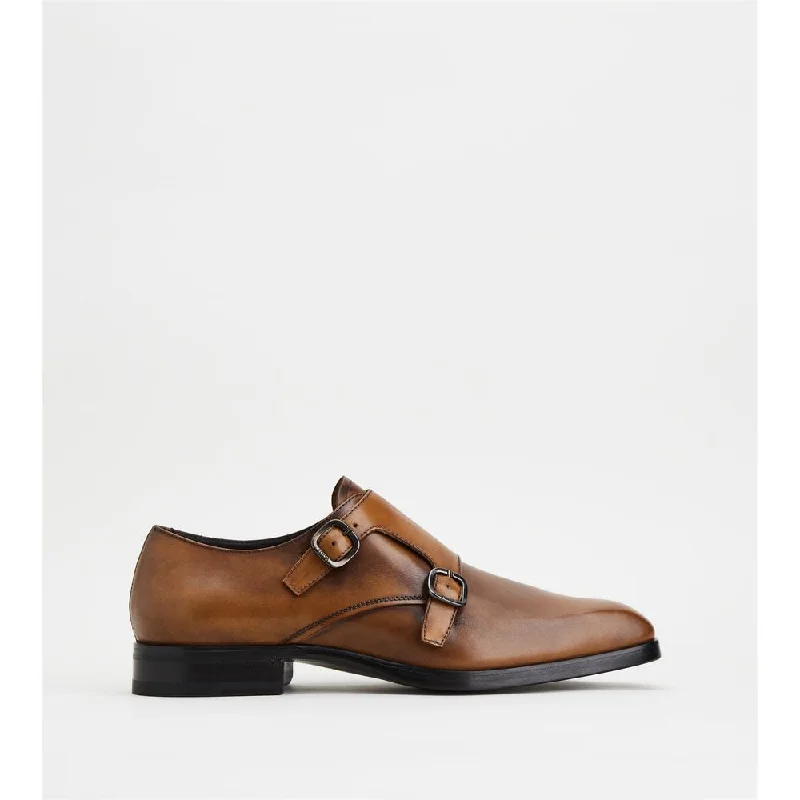 Fashionable Work Boots Monkstraps in Leather