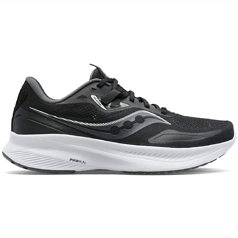Designer Sneakers For Sale Men's Guide 15 Running Shoes - D/medium Width In Black/white