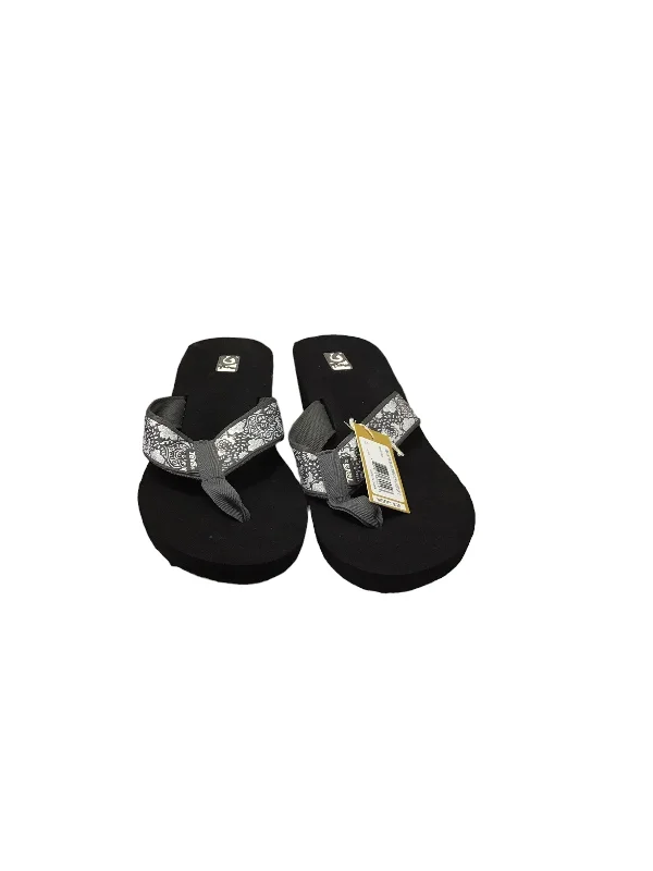 Comfortable Slippers Online Sandals Heels Wedge By Teva In Black, Size: 12
