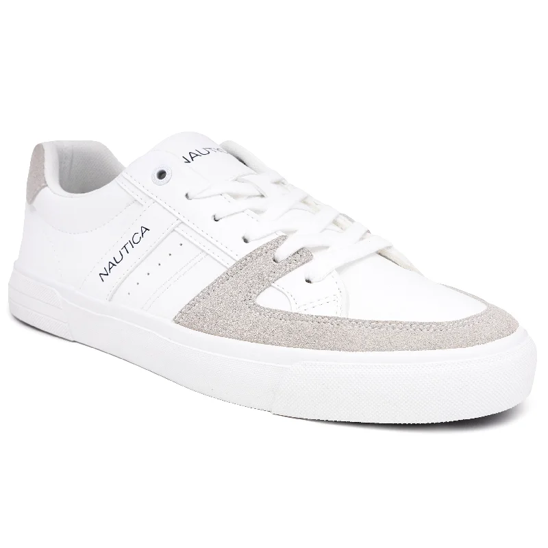 Durable Snow Boots Nautica Mens Logo Lace-Up Sneaker