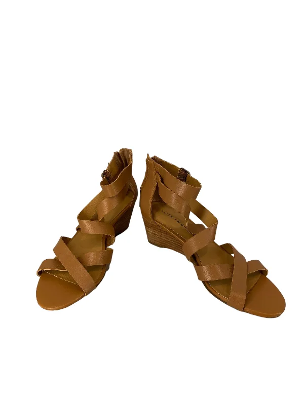 Outdoor Shoes Collection Sandals Heels Block By Lucky Brand  Size: 6
