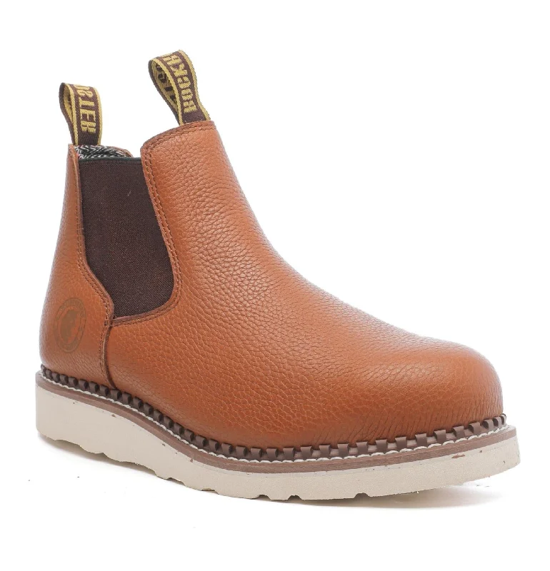 Light Running Shoes ROCKROOSTER Trinidad Men's 6 inch Brown Steel Toe Wedge Work Boots VAP2304 Light Running Shoes ROCKROOSTER Trinidad Men's 6 inch Brown Steel Toe Wedge Work Boots VAP2304