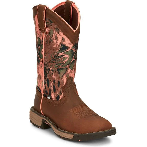 Luxury Leather Sneakers Justin Women's Rush 11" Waterproof Western Work Boot -Brown- SE4356 Luxury Leather Sneakers Justin Women's Rush 11" Waterproof Western Work Boot -Brown- SE4356