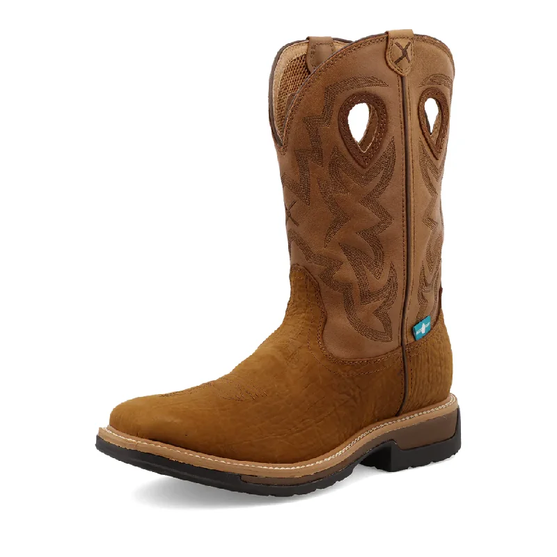 Luxury Sneakers For Sale Twisted X Men's Square Safety Toe Work Boot MLCCW05T