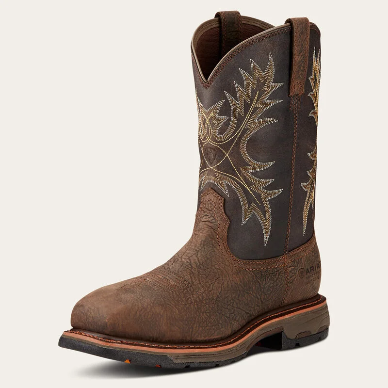 High Fashion Footwear Ariat MENS Safety Toe Square Toe Pull-On Boot 10017420