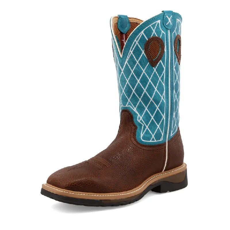 Comfortable Snow Boots TWISTED X MENS BROWN WORK BOOT MLCW021