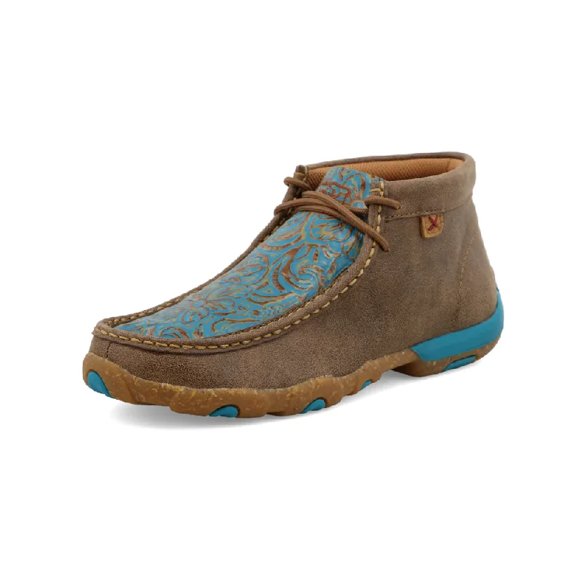Fashionable Work Boots Women's Twisted X Driving Moc Shoe WDM0148