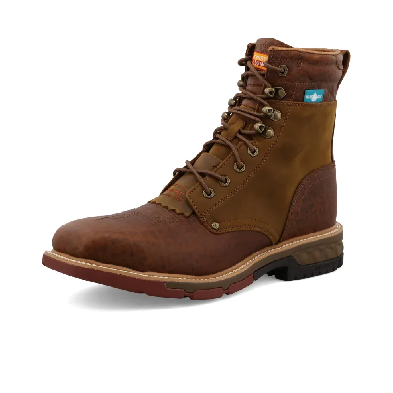 Trendy Sports Footwear Twisted X Men's 8INCH Lace Up Safty Toe Work Boot MXALW01
