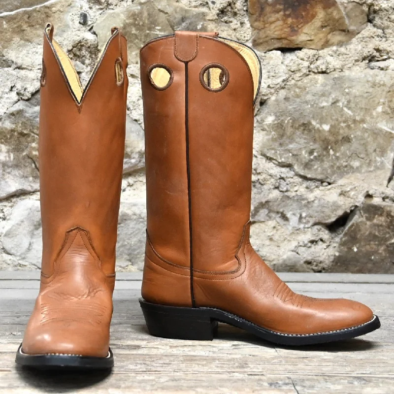 Fashionable Hiking Shoes Honcho Men's 13" Brown Mule Leather Boot W/rubber Oil Resistant Sole Fashionable Hiking Shoes Honcho Men's 13" Brown Mule Leather Boot W/rubber Oil Resistant Sole