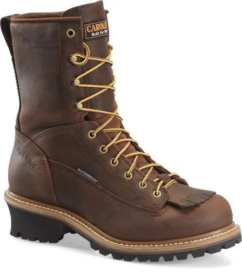 Affordable Running Shoes Carolina Men's 8” Waterproof Lace To Toe Logger Boot - CA8824 Affordable Running Shoes Carolina Men's 8” Waterproof Lace To Toe Logger Boot - CA8824