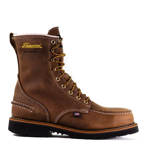 Classic Hiking Boots Thorogood Men's American Made 8INCH Safty Toe Work Boot804-3898